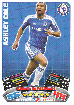 Ashley Cole Chelsea 2011/12 Topps Match Attax #76